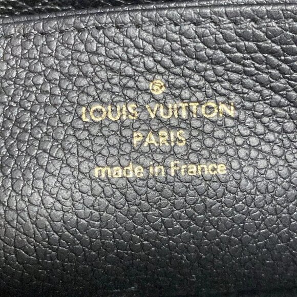 Auth LOUIS VUITTON Zippy Wallet M80481 Black Beige Bicolor Monogram Amplant - - Picture 5 of 12